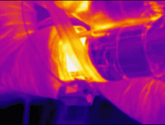 Uninsulated heating duct loses efficiency