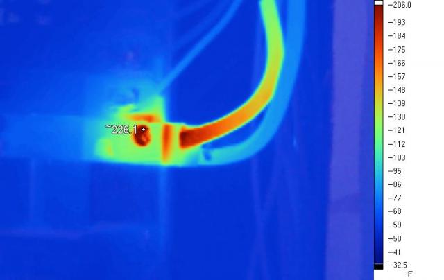 Infrared--Hot electrical connection