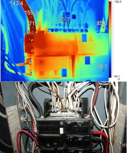 Hot feed wire