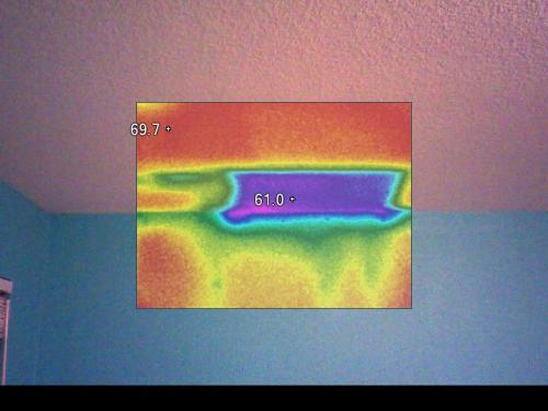 Only a thermographer can SHOW you heat loss in your home